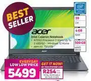 Game Acer Intel Celeron Notebook offer