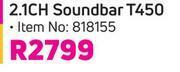 Game Samsung 2.1 CH Soundbar T450 offer