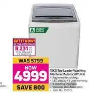 Game Defy 13Kg Top Loader Washing Machine Metallic DTL149 offer