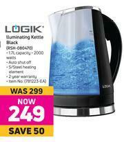 Game Logik Illuminating Kettle Black RSH-080470 offer