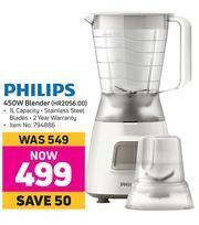 Game Philips 450W Blender HR2056.00 offer