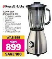 Game Russell Hobbs 1000W Satin Blender RHB-315 offer