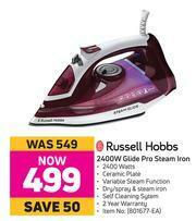 Game Russell Hobbs 2400W Glide Pro Steam Iron offer