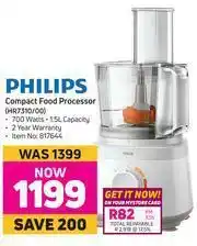 Game Philips Compact Food Processor HR7310/00 offer