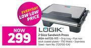 Game Logik 2 Slice Sandwich Press RSH-441725-117 offer