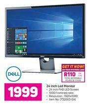 Game Dell 24 Inch LED Monitor offer