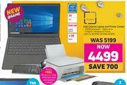 Game Proline Intel Celeron Laptop & Printer Combo offer