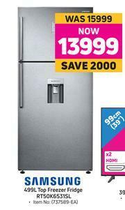 Game Samsung 499L Top Freezer Fridge RT50K6531SL offer