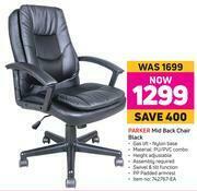 Parker Mid Back Chair (Black)