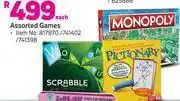 Game Assorted Games (Item No 817870/741402/741398.)-Each offer
