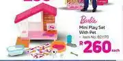 Game Barbie Mini Play Set With Pet-Each offer