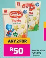 Game Nestle Cerelac Puffs Assorted-For Any 2 x 50g offer