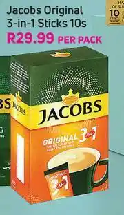 Game Jacobs Original 3 In 1 Sticks-10's Per Pack offer