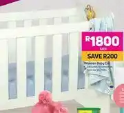 Game Wooden Baby Cot offer