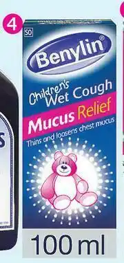 Game Benylin Wet Cough Remedy Children-100ml Each offer