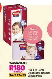 Game Huggies Pants Disposable Nappies Jumbo Pack-Per Pack offer