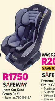 Game Safeway Indra Car Seat Group 0+/1 offer