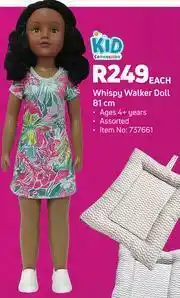 Game Kid Connection Whispy Walker Doll 81cm-Each offer