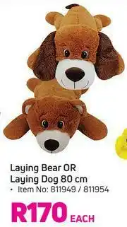 Game Laying Bear Or Laying Dog 80cm-Each offer