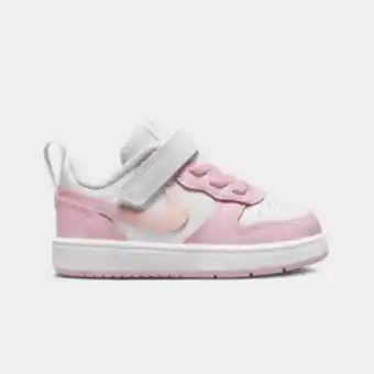 Totalsports Infants' nike court borough low 2 se white/pink shoe offer
