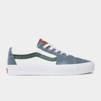 Sportscene Vans junior sk8-low white/green sneaker offer