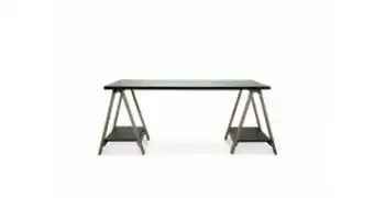 Rochester Tess trestle table two tone black offer