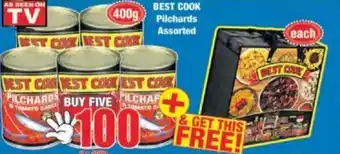 Boxer Best Cook Pilchards Assorted 5 x 400g offer