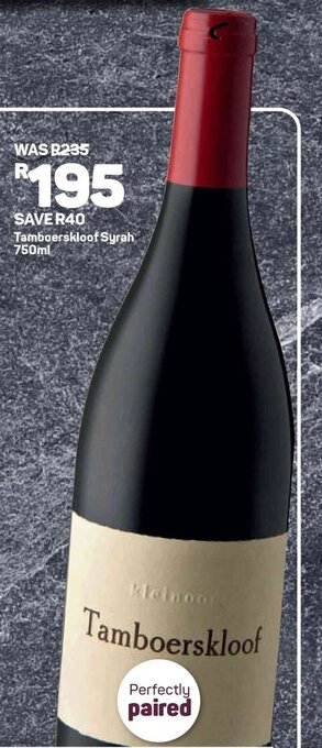 Pick n Pay Tamboerskloof Syrah 750ml offer