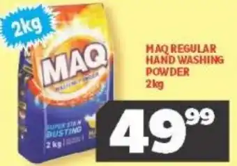 Usave MAQ Regular Hand Washing Powder 2kg offer