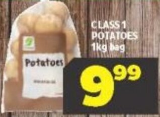 Usave Class 1 Potatoes 1kg bag offer
