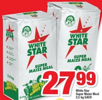 OK Foods White Star Super Maize Meal 2,5kg offer