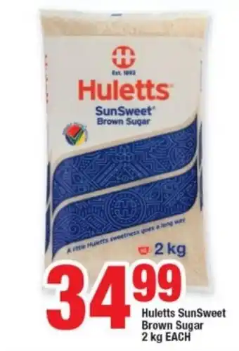 OK Foods Huletts Sun Sweet Brown Sugar 2kg offer