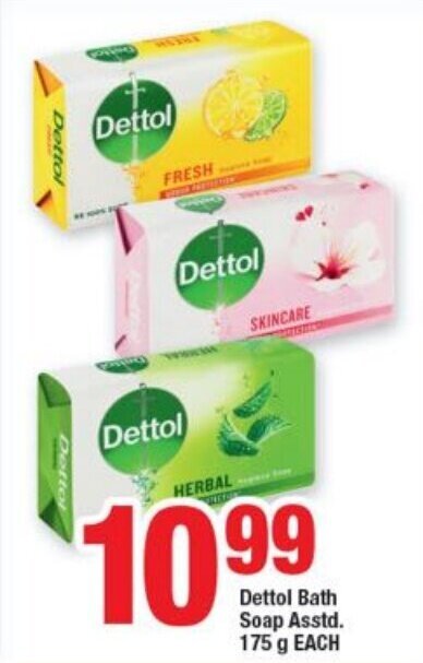 Dettol Bath Soap Assorted 175g offer at OK Foods