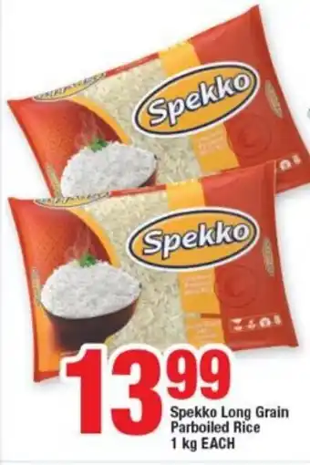OK Foods Spekko Long Grain Parboiled Rice 1kg offer