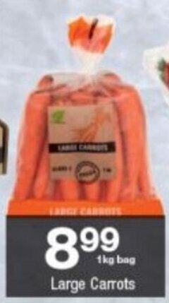 Checkers Large Carrots 1kg bag offer