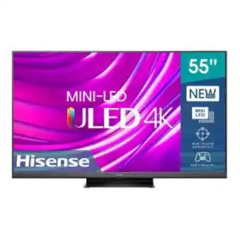 Hirsch's Hisense 139cm (55") u8h mini-led uled 4k tv - 55u8h offer