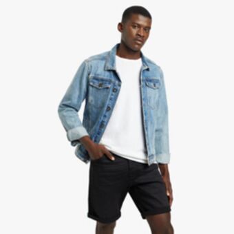 Markham Rj black sustainable denim short offer