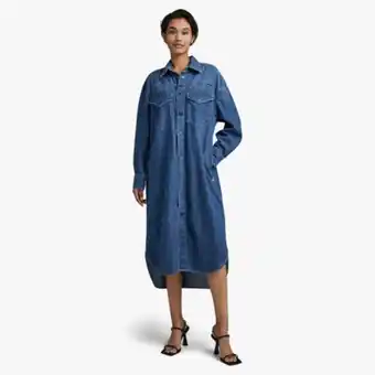 Fabiani G-star women's boxy shirt dress offer