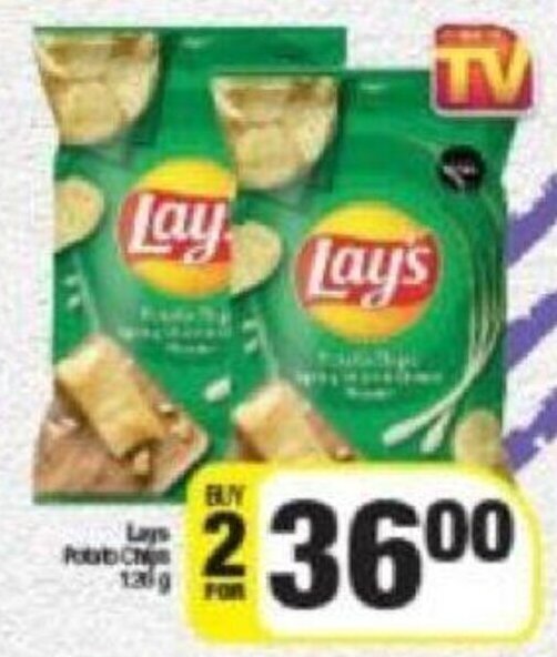 Spar Lay's Potato Chips 2 x 120g offer