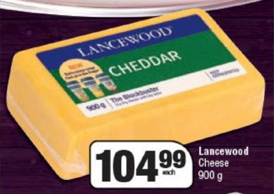 Lancewood Cheese 900g offer at KwikSpar