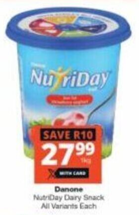 Checkers Danone NutriDay Dairy Snack all variants 1kg offer