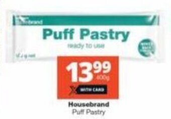 Checkers Housebrand Puff Pastry offer