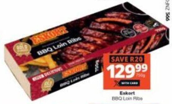 Checkers Eskort BBQ Loin Ribs offer