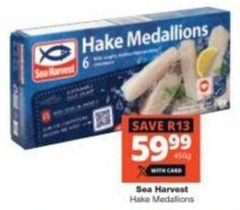 Checkers Sea Harvest Hake Medallions 450g offer