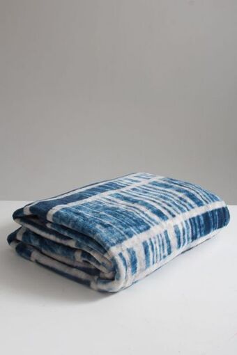 Printed flannel blanket l180xw200cm