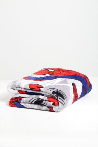 Spiderman printed flannel blanket l150xw125cm