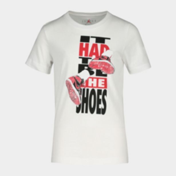 Sportscene Jordan boys white t-shirt offer
