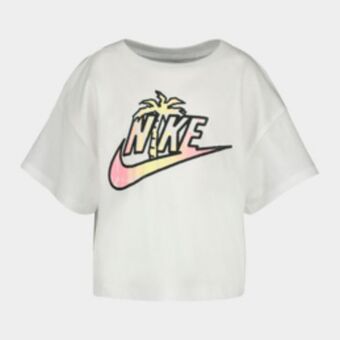Sportscene Nike girls futura white t-shirt offer
