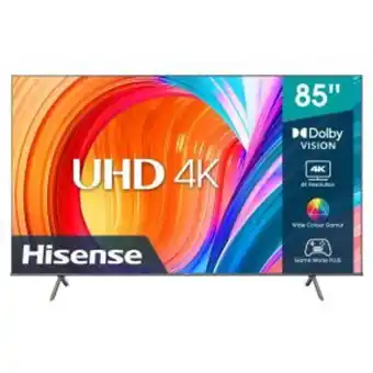 Hirsch's Hisense 216cm (85") premium uhd tv - 85a7h offer