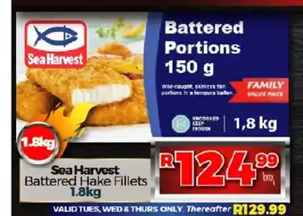 Take 'n Pay Sea Harvest Battered Hake Fillets 1.8kg offer